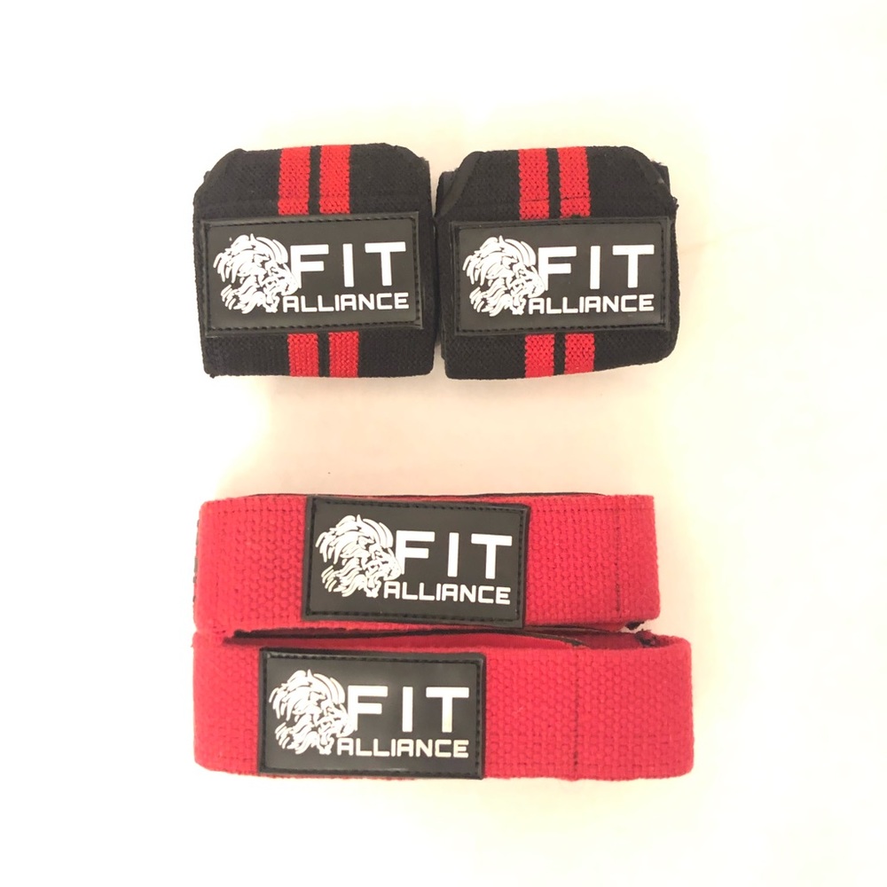 Fit Alliance Wrist Wrap and Wrist Strap Combo NEW